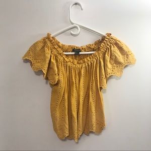 Broderie Anglaise Crop Top Small